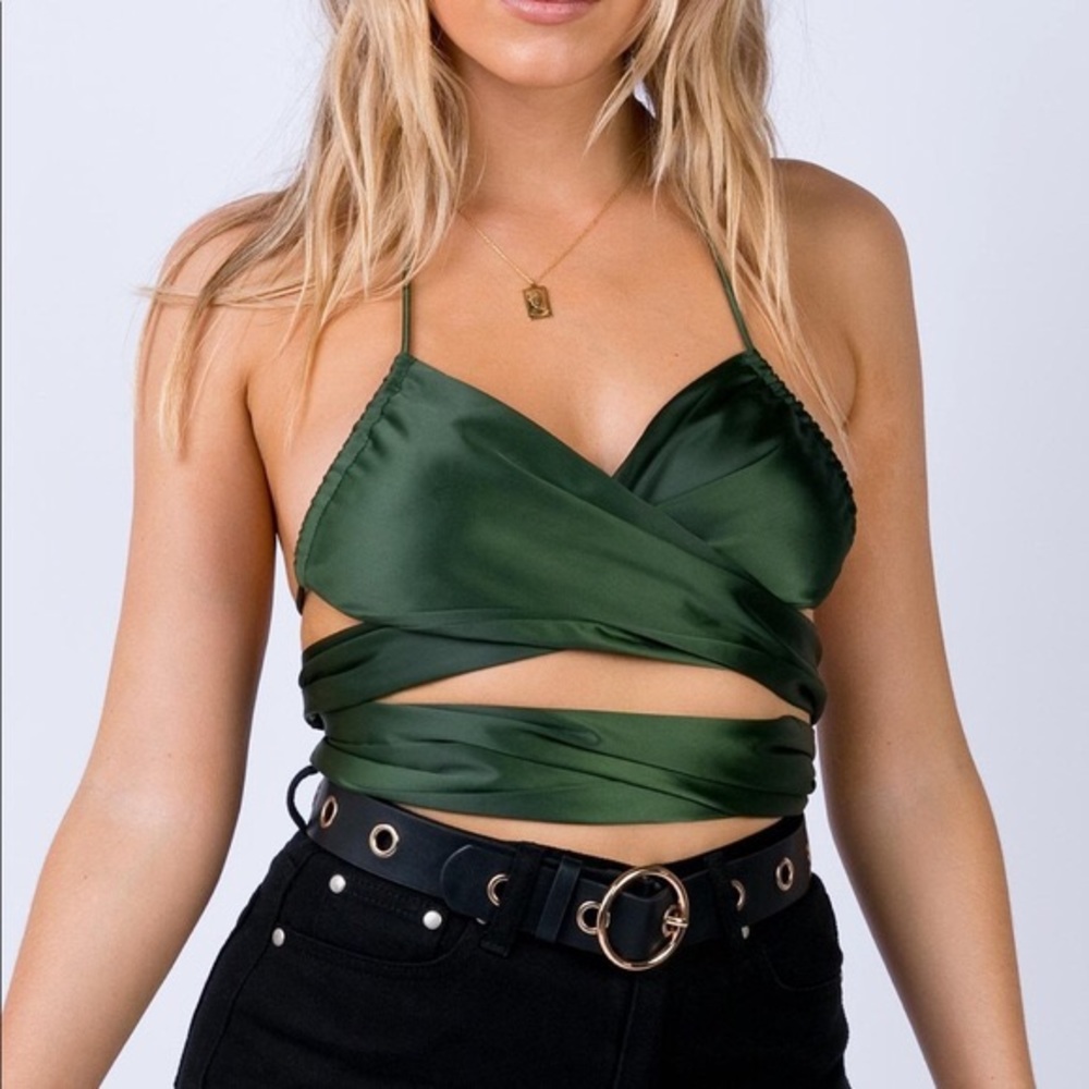 Princess Polly Lioness Wrap Top